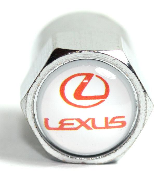 4x lexus white tire valve stem caps is250 is350 ls rx free shipping