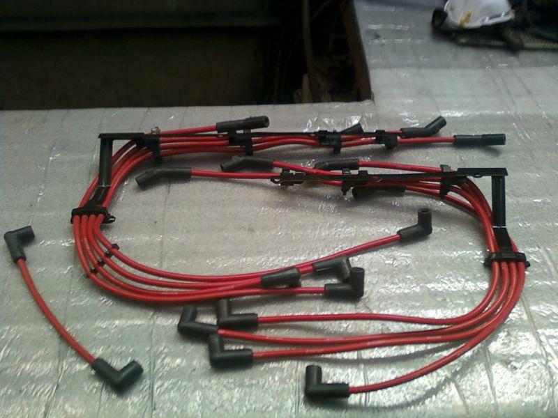 Bbc chevy gm performance spark plug wires with loom
