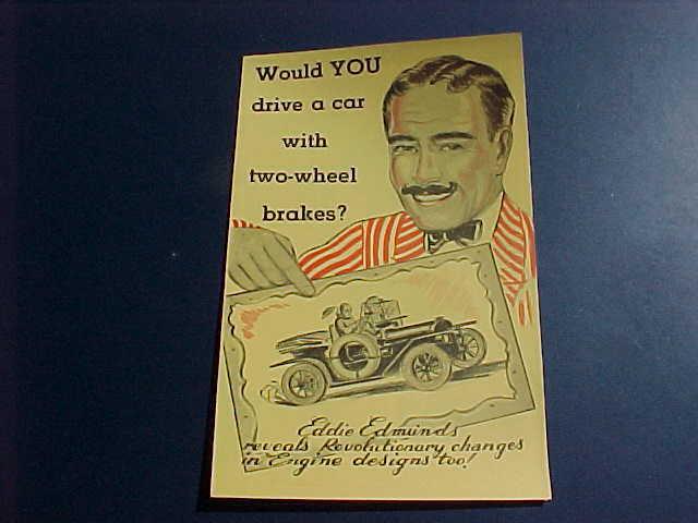 1952 edmunds hi speed performance hudson sales brochure why drive a car w 1 carb
