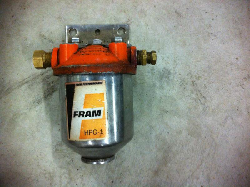 Fram hi-performance fuel filter & mount bracket