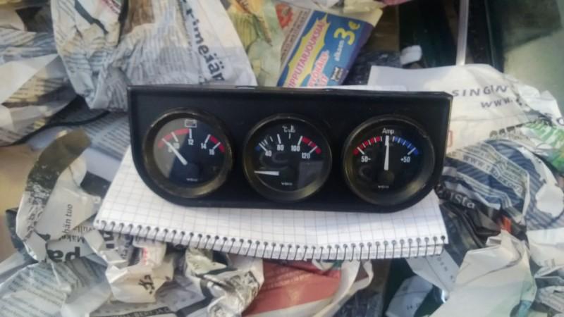 Vdo gauges, amp, volt and heat gauges, old stock vintage gauges