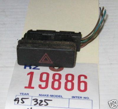 Bmw 95 325 convertible hazard switch emergency flashers 1995
