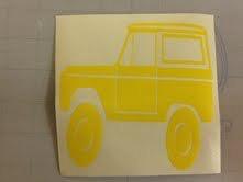 Early ford bronco vinyl decal sticker 1966-77 classic bronco