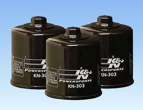 3 k&n premium oil filters kn303 goldwing gl1500 1500