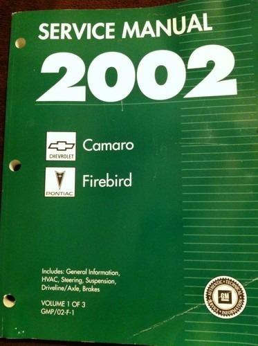 2002 firebird gm shop manual