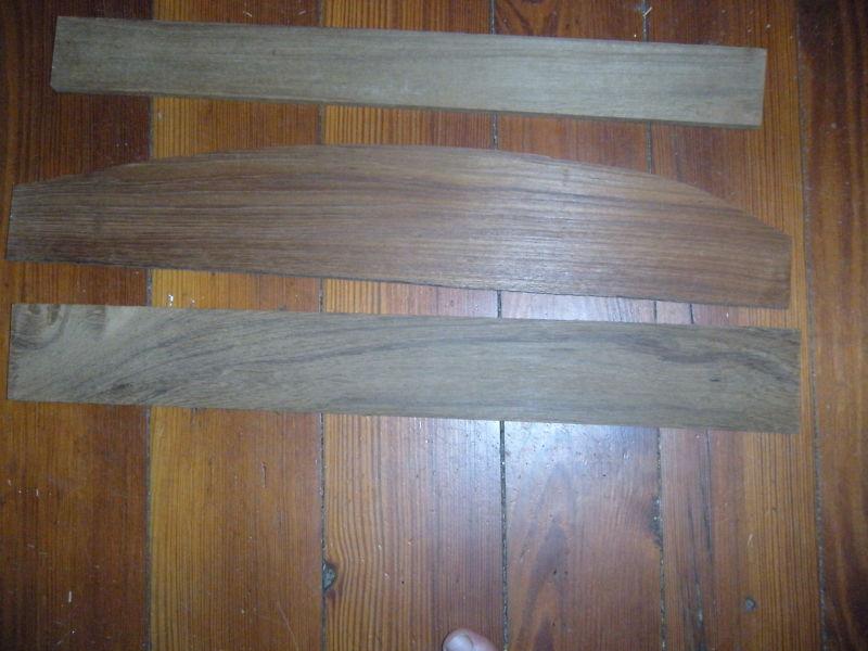 Solid teak hardwood for marine use