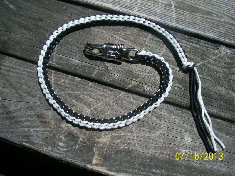 Get back whip motorcycle - 36 inches black and white **end of summer sale**