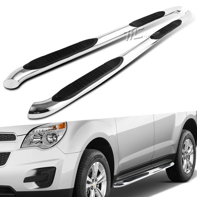 10-13 chevy equinox chrome stainless steel 3" side step nerf bars running boards