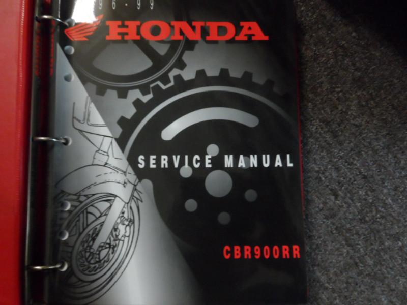 1996 1997 1998 1999 honda cbr900rr service shop repair manual factory oem book