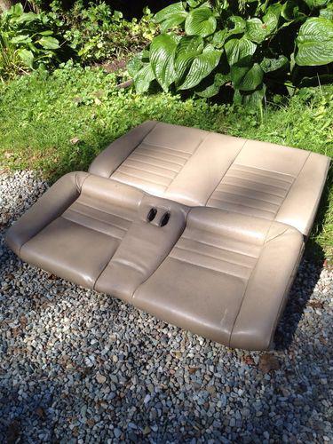 Tan leather rear seat - 2000 mustang convertible