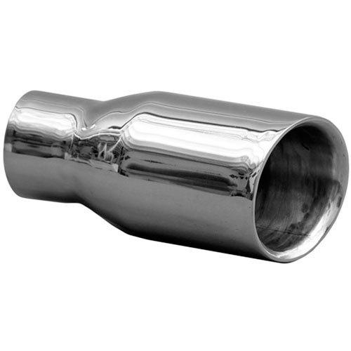 Cherry bomb ad31208212ns stainless exhaust tip clamp on angle cut double wall