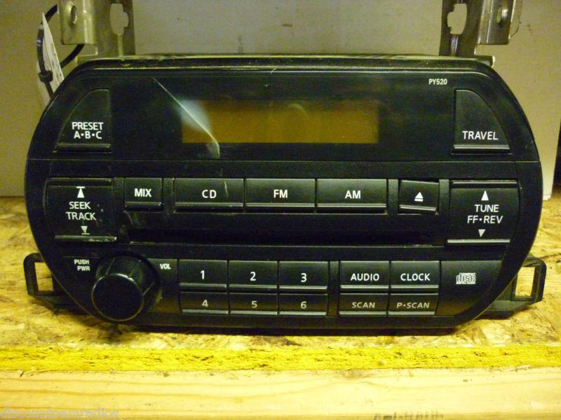 02-03 nissan altima radio single cd player py520 factory *