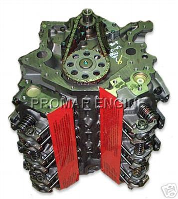 Remanufactured 97-01 ford 4.0 ohv long block engine