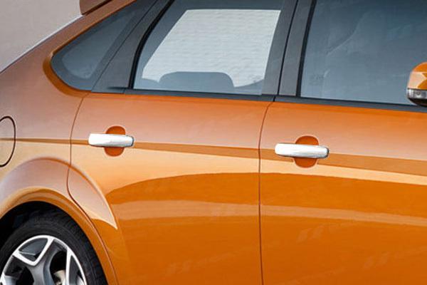 Ses trims ti-dh-159 08-10 ford focus door handle covers car chrome trim 4 pcs 3m