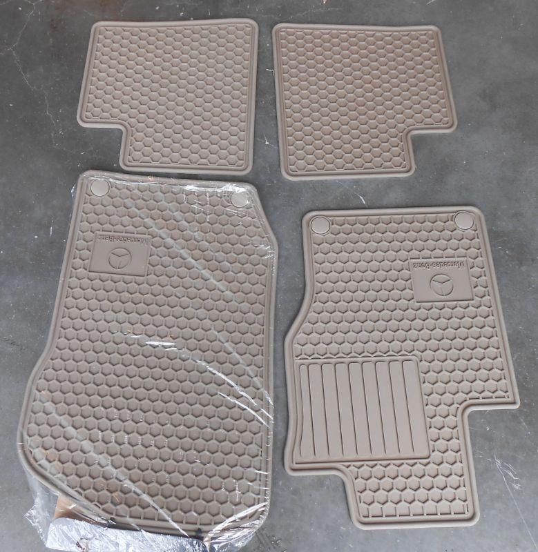 Genuine mercedes-benz 07-12 g-class 06-11 m-class beige all-season floor mats