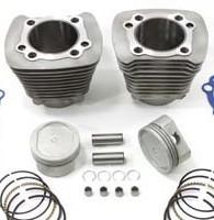 Cylinder & piston kit,gaskets,conversion kit 883cc to 1200cc,sportster,fit 86/03