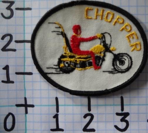 Vintage nos chopper motorcycle patch from the 70's 017