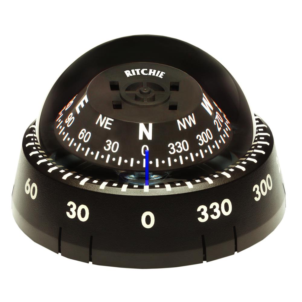 Ritchie xp-99 kayaker compass - surface mount - black xp-99