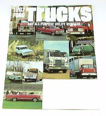 1967 67 ford truck brochure f100 bronco p100 f500 f250