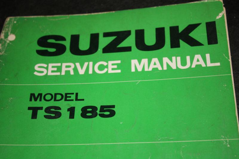 Nos suzuki ts185 service manual