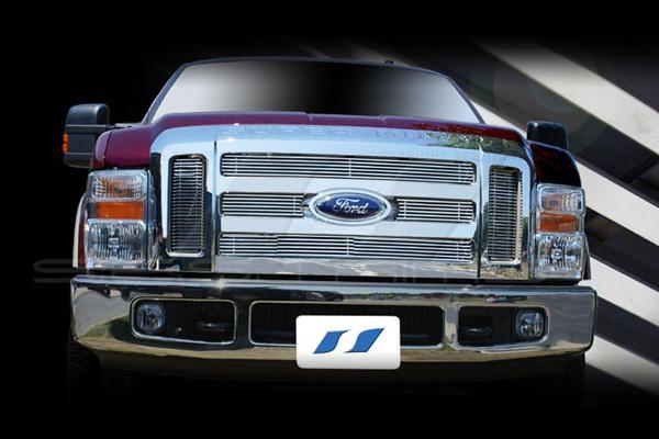 2008 2009 2010 ford f-250 f-350 6pc upper billet grille grill ses