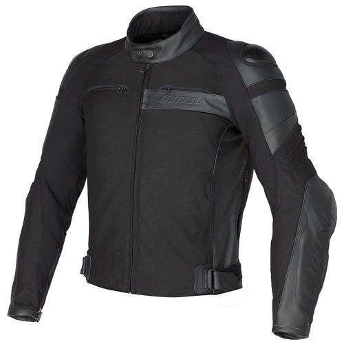Dainese frazer leather/textile motorcycle jacket black