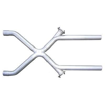 Pypes crossover pipe x-pipe stainless steel natural 3" diameter universal kit
