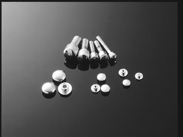 Chrome caps/covers/plugs for motorcycle 10mm allen head bolts (m10)