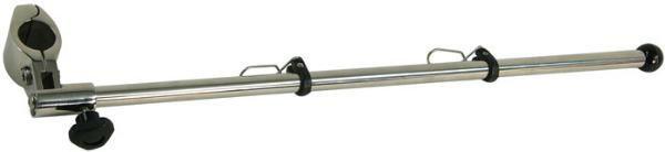 Clamp on stainless steel boat flag staff pole for 7/8" tubing