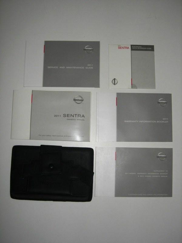 2011 nissan sentra owners manual,warranty book,maintenance guide,cover,cd,nice.