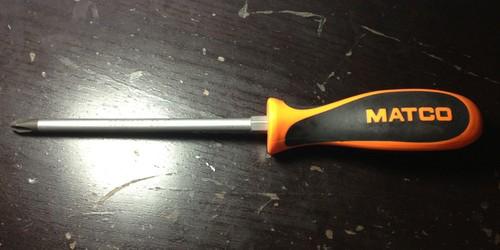 Matco phillips screwdriver, 11" long, so126p3c, #3 x 6"