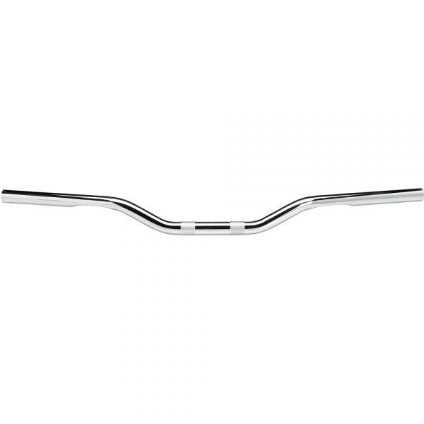 Biltwell chrome smooth 1" tracker drag bars handlebars for harley dyna sportster