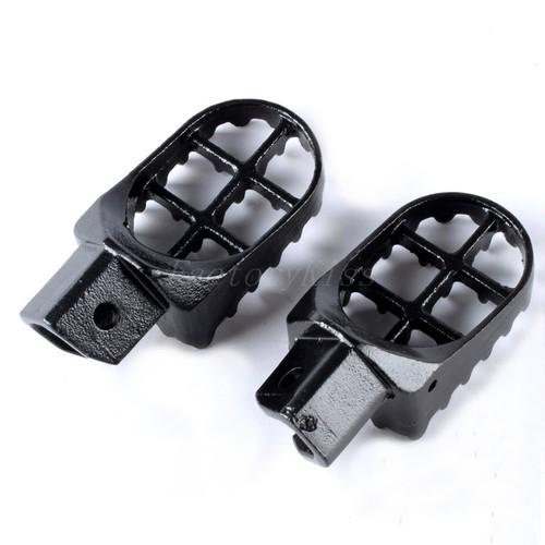 Gau steel foot pegs for yamaha 1987-2009 pw50 pw80 pw 50 80 tw200 tw 200