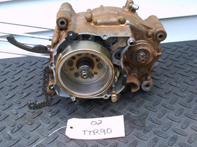 2002 yamaha ttr90 ttr 90 engine motor bottom end crank rod transmission assembly