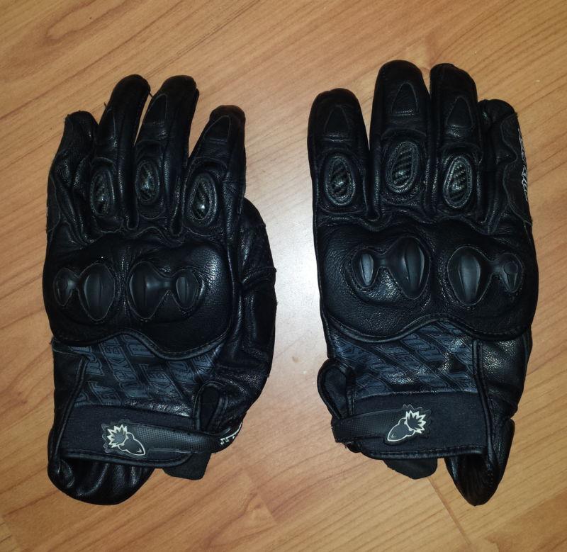 Joe rocket supermoto 2.0 black xl leather gloves