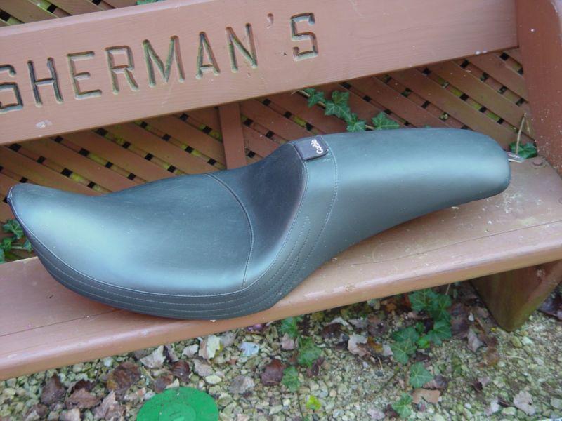 Corbin wide glide leather motorcycle seat