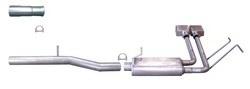 Gibson super truck exhaust for 1500 silverado sierra std bed stainless 2/4wd