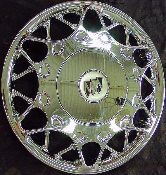 '00 01 02 03 buick century 15" chrome hubcap / wheel cover new with used center