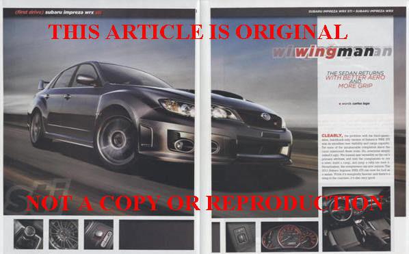 2011 subaru impreza wrx article