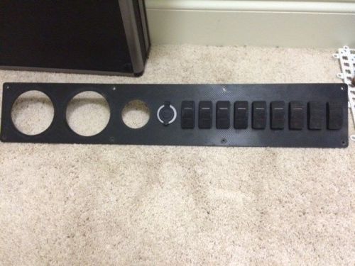 Boat instrument panel pathfinder 2200 gauge dash panel with switches