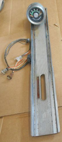 1965 olds 442 automatic console top plate with tach and tach wiring