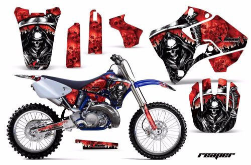 Yamaha graphic kit amr racing bike decal yz 125/250 decals mx parts 96-01 reap r