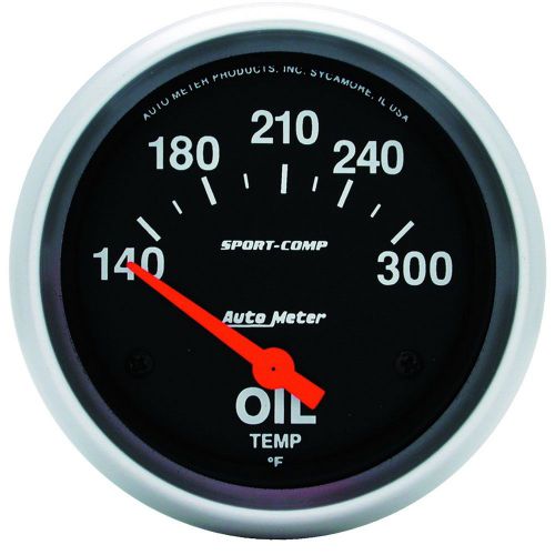 Auto meter 3543 sport-comp; electric oil temperature gauge