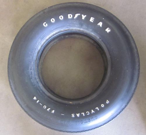 Goodyear polyglas f70-14 tire spare gto ss chevelle camaro j10358