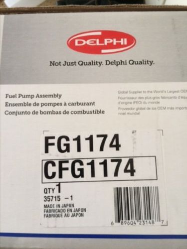 Fuel pump module assembly delphi fg1174 fits 06-13 lexus is250 2.5l-v6
