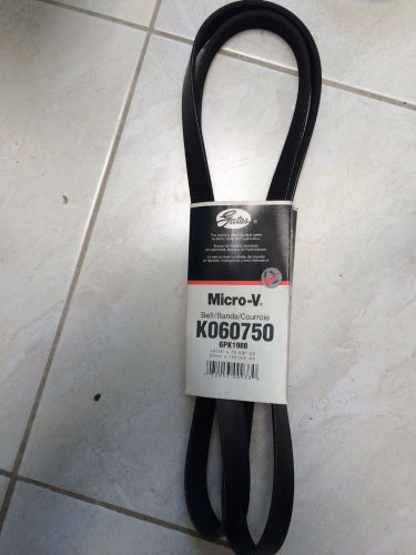 Serpentine belt-micro-v at premium oe v-ribbed belt gates k060750