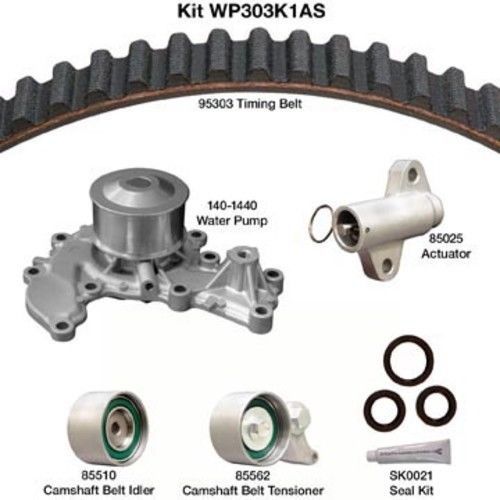 Engine timing belt kit-w/water pump &amp; seals dayco wp303k1as