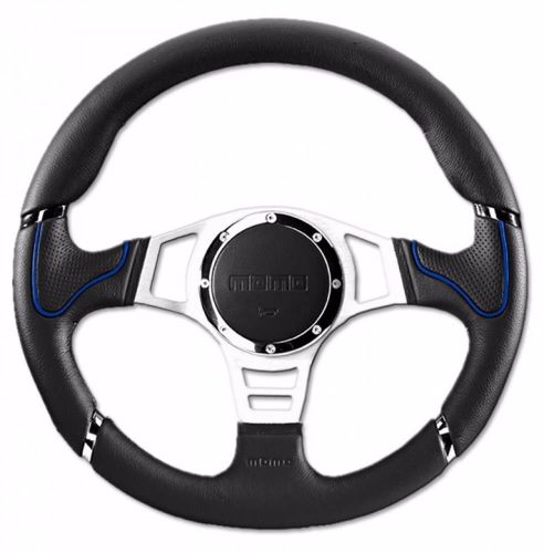 Momo millenium sport steering wheel 350mm blk/blu
