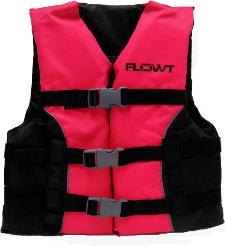 Omega flowt multi sport life jacket vest pfd type iii youth 50 - 90 pounds
