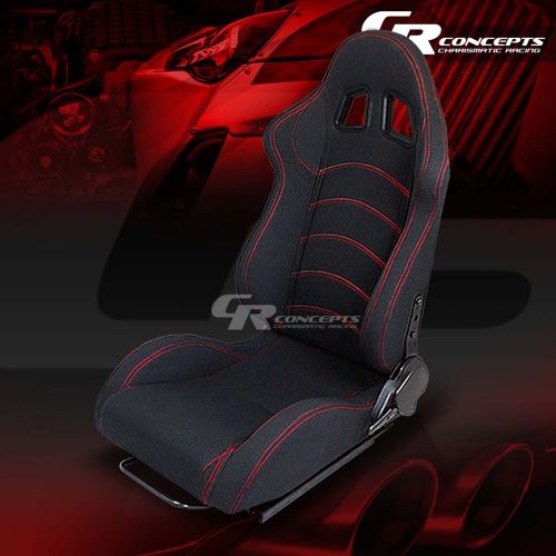 2 type-f1 fully reclinable sports racing seats+mounting slider driver left side